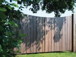 Park verticaal gebogen poort