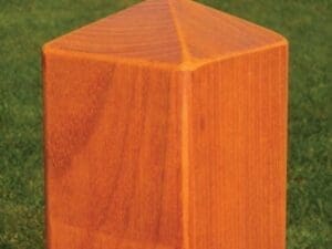 Padoek poortpaal 14x14