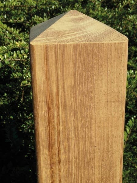 Afrormosia poortpaal 14x14